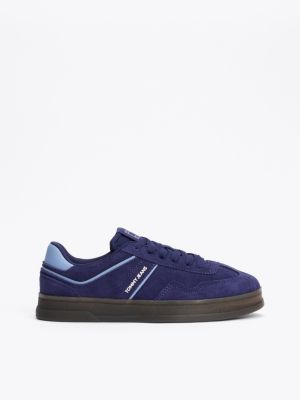  the greenwich suede trainers for women tommy jeans