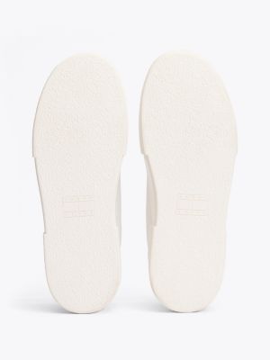 white flatform trainers for women tommy jeans