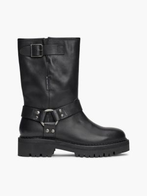 Biker boots black best sale