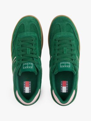 kolorowy zamszowe buty sportowe z linii the greenwich dla kobiety - tommy jeans