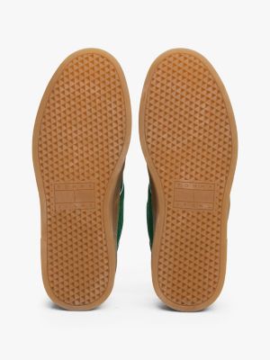 kolorowy zamszowe buty sportowe z linii the greenwich dla kobiety - tommy jeans