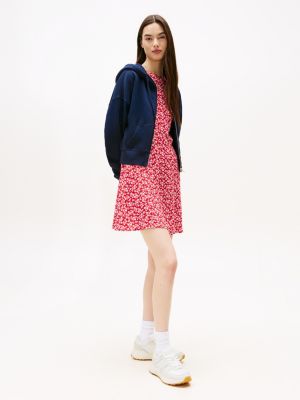 weiß rutschhemmender sneaker aus wildleder für damen - tommy jeans