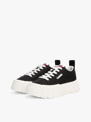multi rutschhemmender plateau-sneaker für damen - tommy jeans