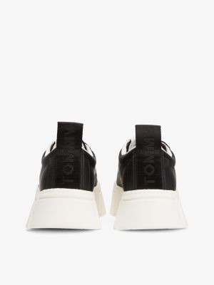 meerdere kleuren platform sneaker met profielzool voor dames - tommy jeans