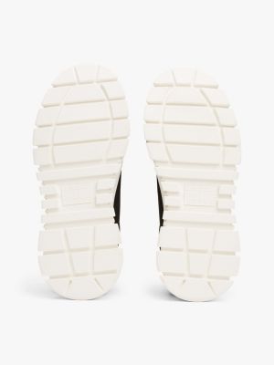 meerdere kleuren platform sneaker met profielzool voor dames - tommy jeans