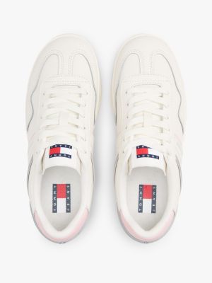 white the greenwich colour-pop trainers for women tommy jeans