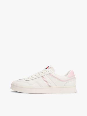 white the greenwich colour-pop trainers for women tommy jeans