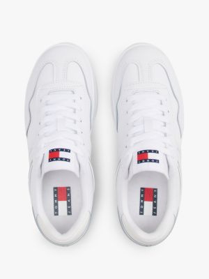 white the greenwich colour-pop trainers for women tommy jeans