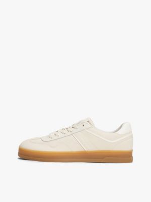 baskets the greenwich en textile blanc pour femmes tommy jeans