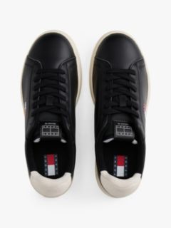 Archive Court Leather Trainers — Black 3