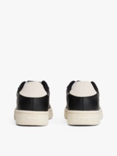 Archive Court Leather Trainers — Black 4