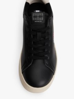 Archive Court Leather Trainers — Black 6
