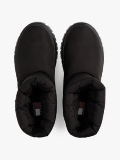 Warm Lined Cleat Snow Boots — Black 3