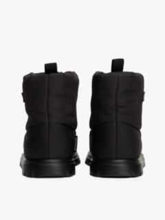 Warm Lined Cleat Snow Boots — Black 4
