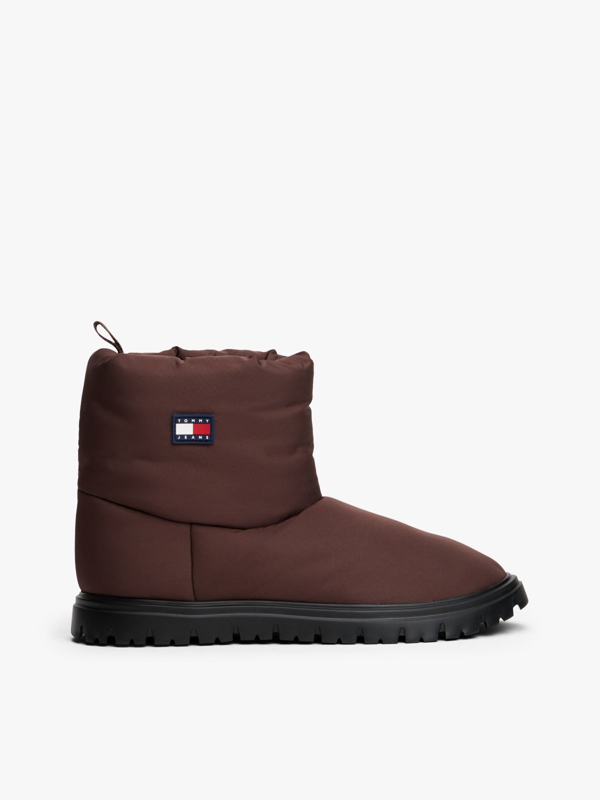 Warm Lined Cleat Snow Boots — Brown
