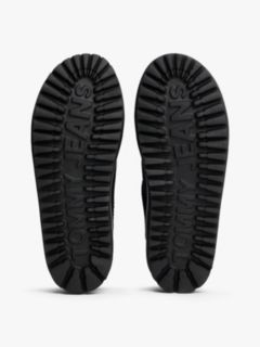 Suede Platform Cleat Warm Lined Snow Boots — Black 5