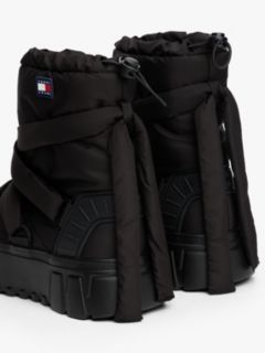 Warm Lined Chunky Cleat Hybrid Snow Boots — Black 6