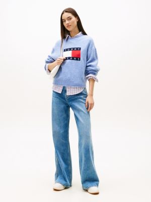 baskets archive en cuir beige pour femmes tommy jeans