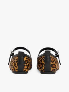 Leopard Print Mary Jane Ballerinas — Multi 4