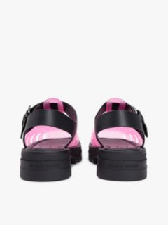 Jelly Chunky Cleat Fisherman Sandals — Pink 4