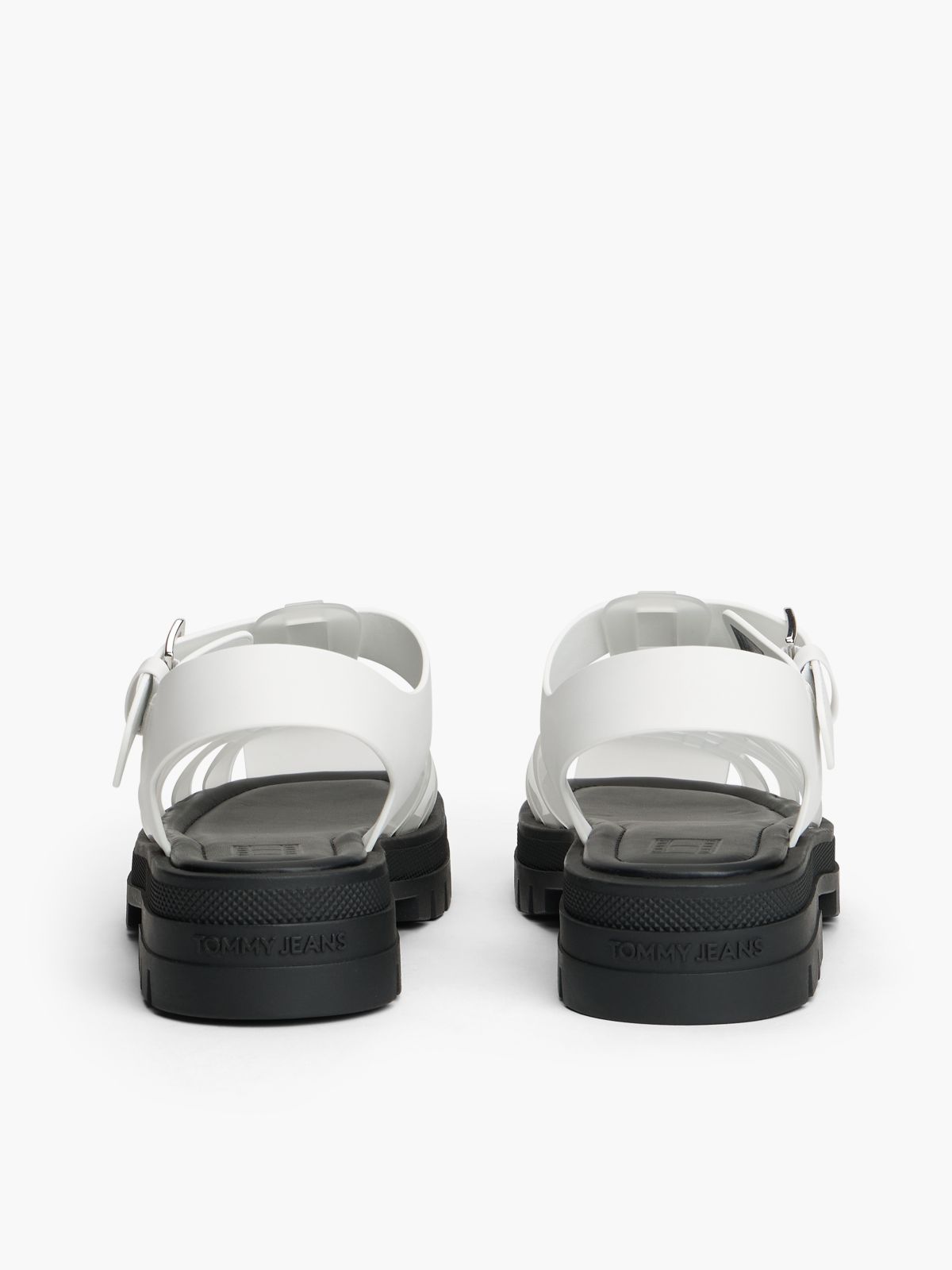 Jelly Chunky Cleat Fisherman Sandals — White