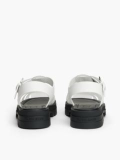 Jelly Chunky Cleat Fisherman Sandals — White 4