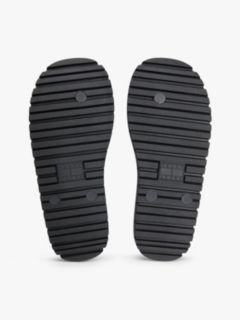 Jelly Cleat Wedge Flip-Flops — Black 5
