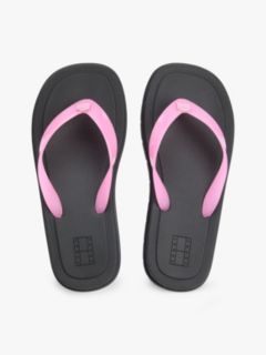 Jelly Cleat Wedge Flip-Flops — Pink 3