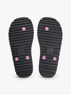 Jelly Cleat Wedge Flip-Flops — Pink 5
