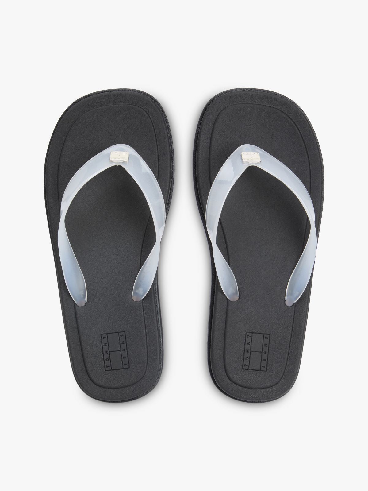Jelly Cleat Wedge Flip-Flops — White