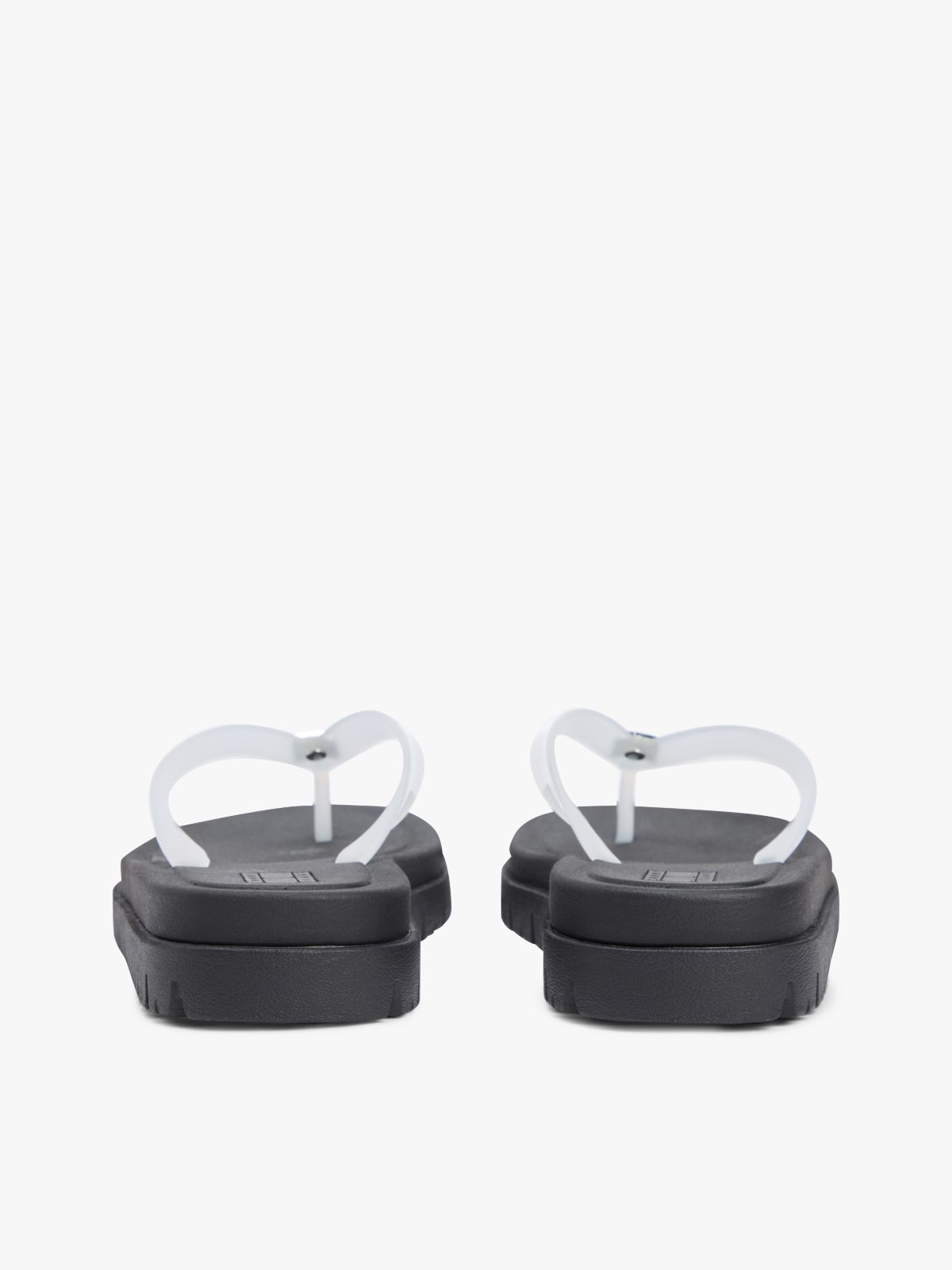 Jelly Cleat Wedge Flip-Flops — White