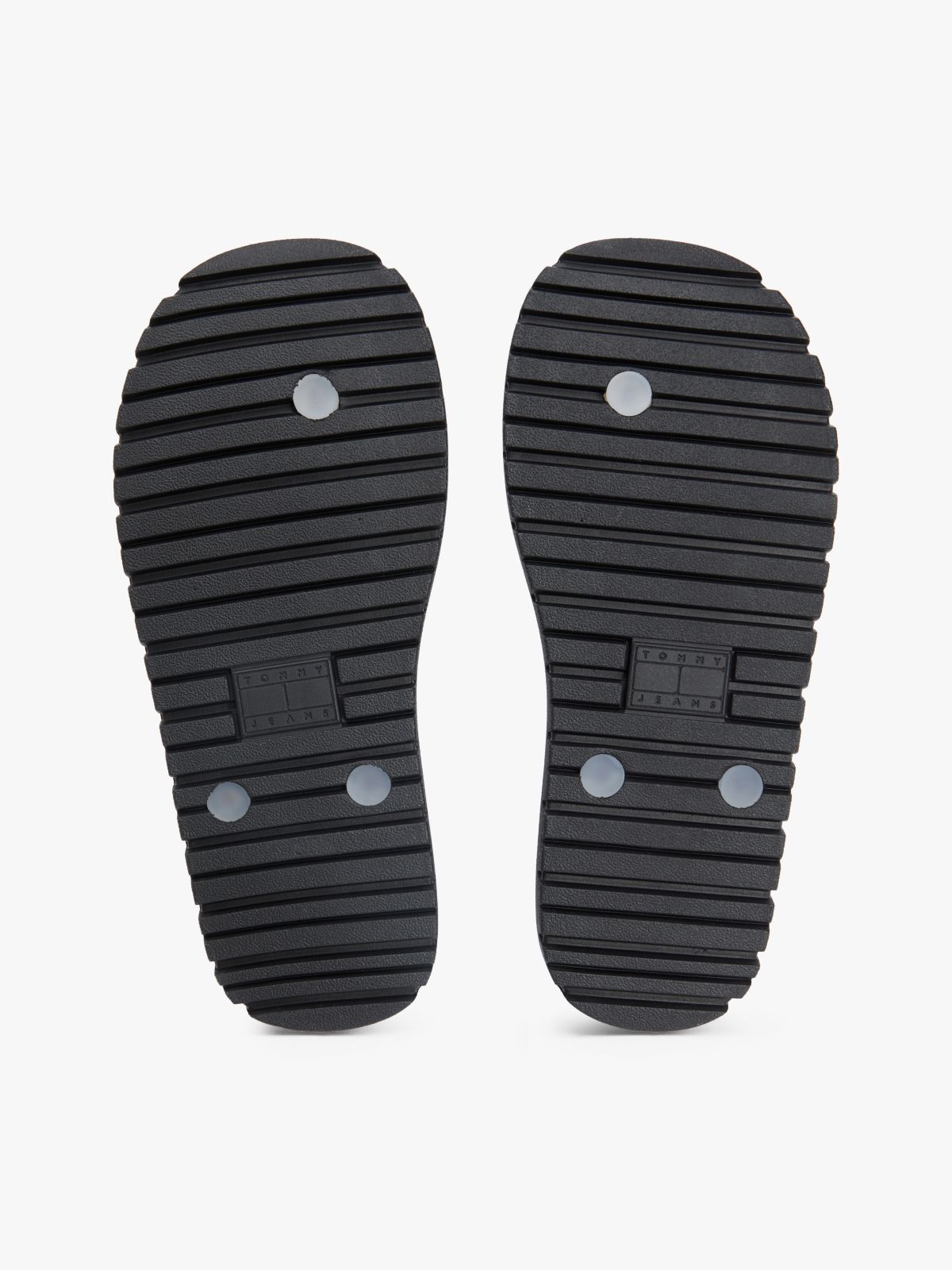 Jelly Cleat Wedge Flip-Flops — White