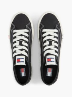 Archive Flag Stripe Canvas Trainers — Black 3