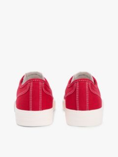 Archive Flag Stripe Canvas Trainers — Red 4