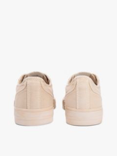 Archive Flag Stripe Washed Canvas Trainers — Beige 4