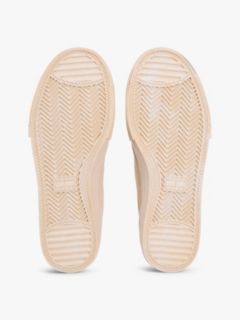 Archive Flag Stripe Washed Canvas Trainers — Beige 5