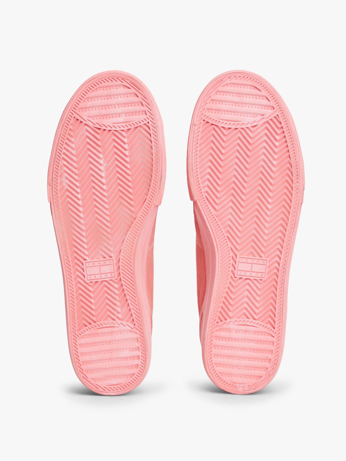Archive Flag Stripe Washed Canvas Trainers — Pink