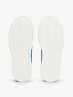 Canvas Platform Trainers With Charms — Blue 5