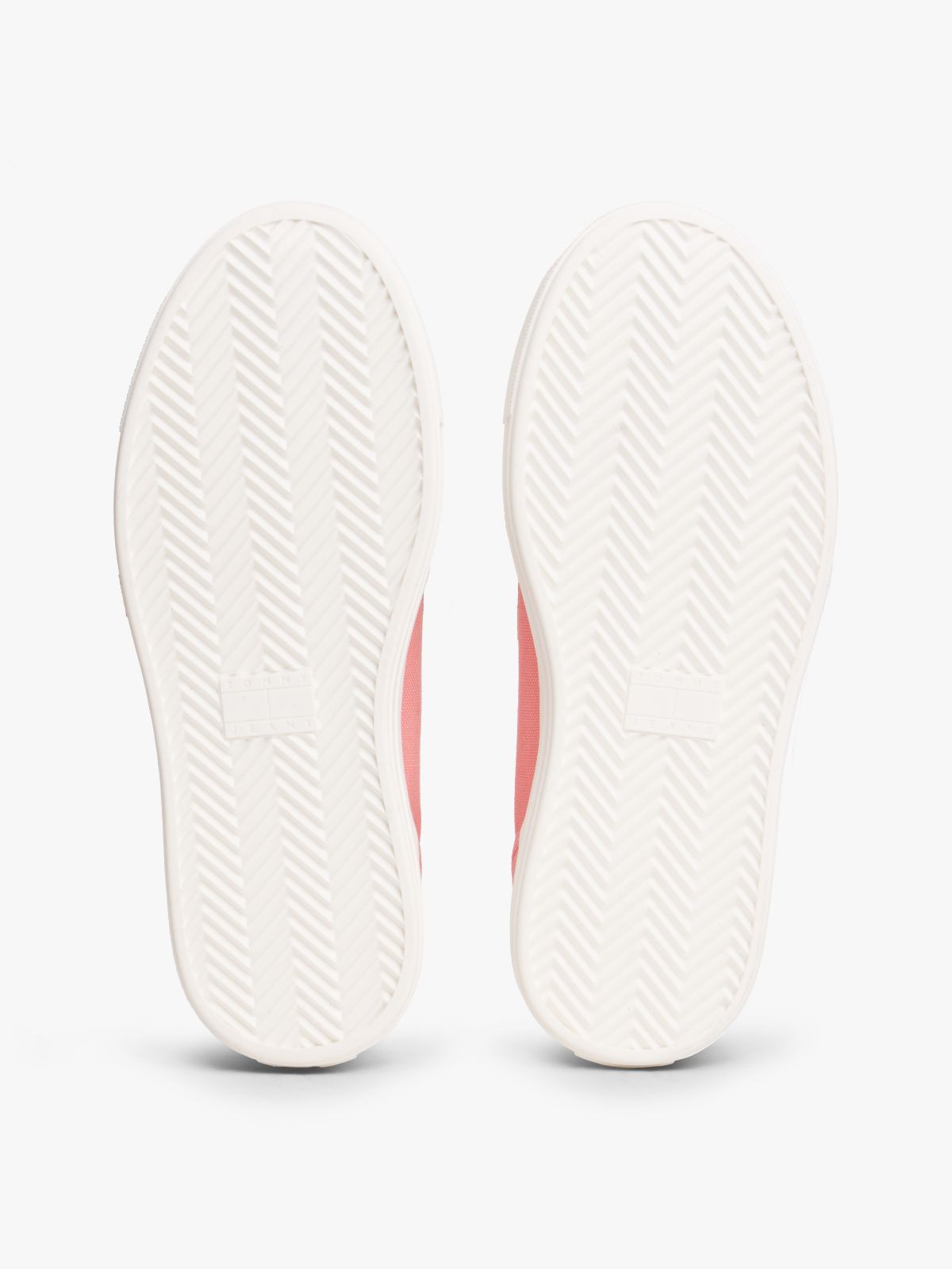 Canvas Platform Trainers With Charms — Pink