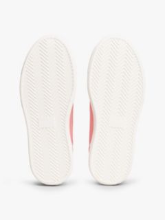 Canvas Platform Trainers With Charms — Pink 5