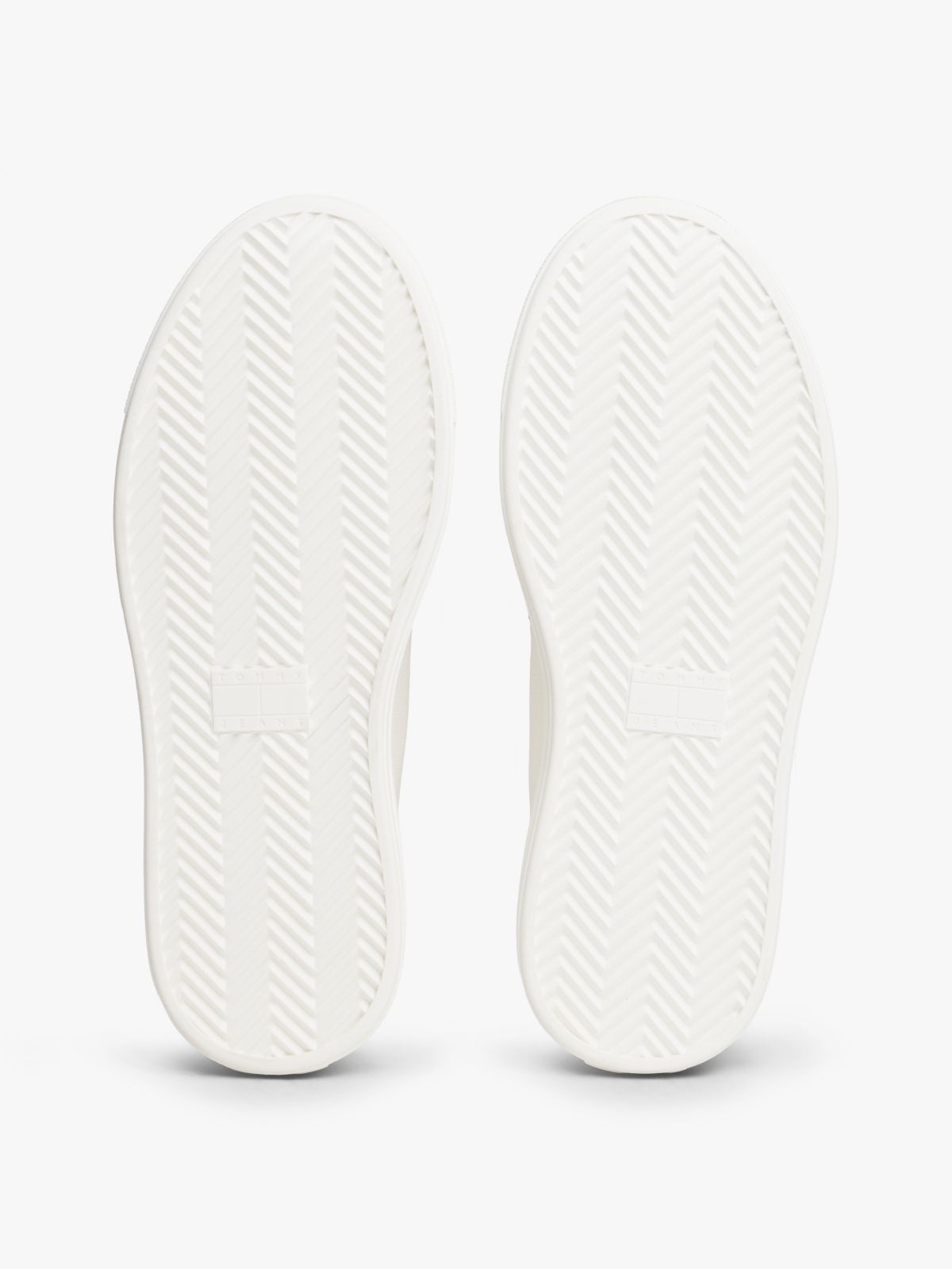 Canvas Platform Trainers With Charms — White