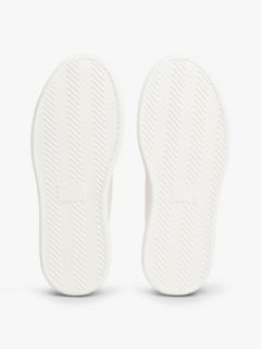Canvas Platform Trainers With Charms — White 5