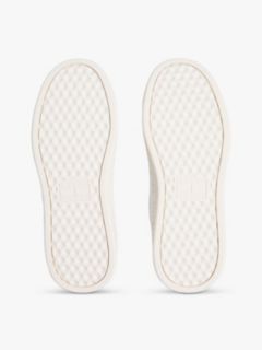 Debossed Logo Cupsole Trainers With Leather — Pink 5