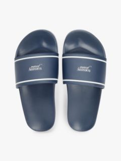 Logo Contoured Pool Slides — Blue 3