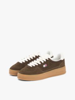 The Greenwich Suede Chunky Trainers — Brown 2