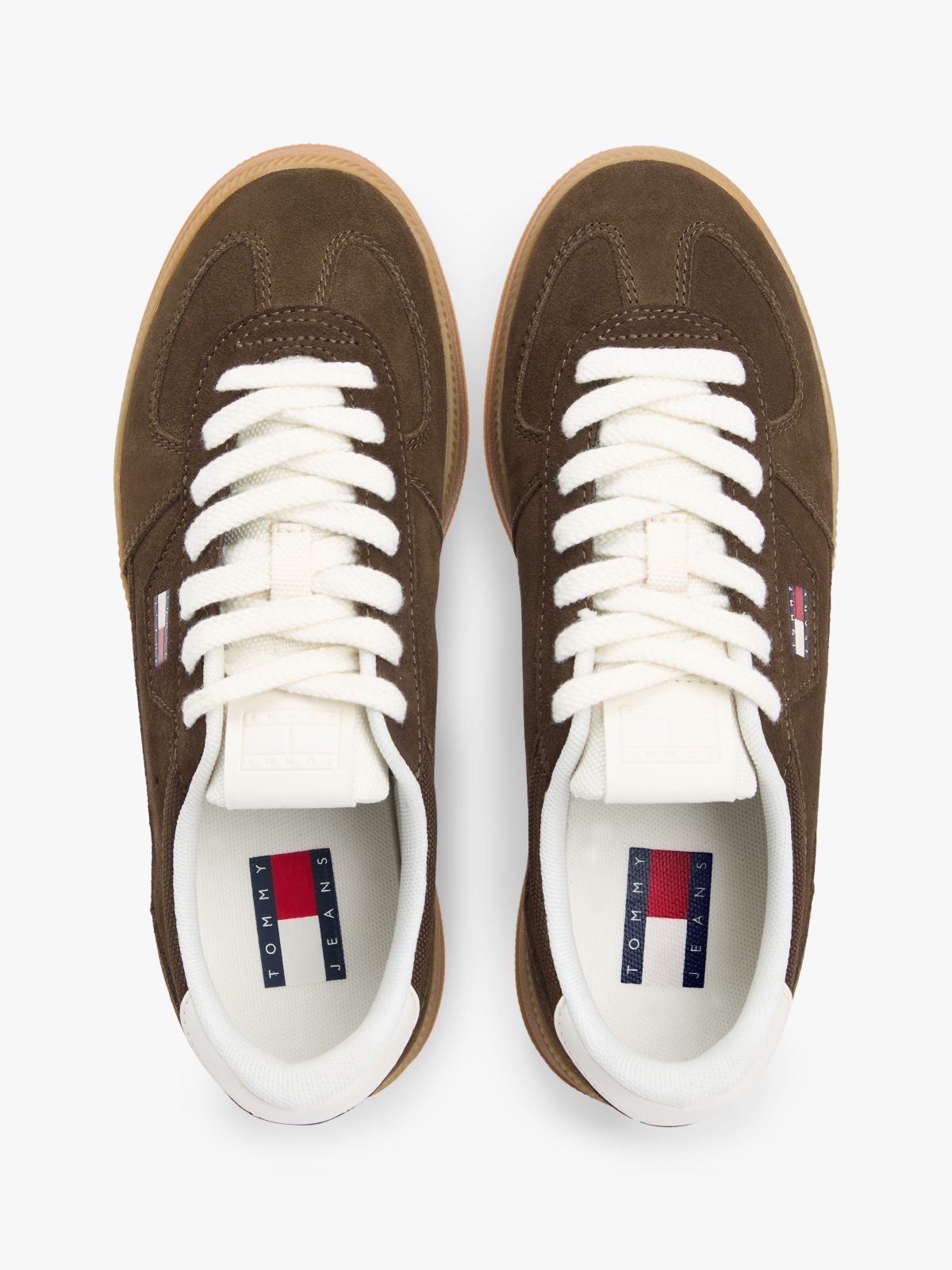 The Greenwich Suede Chunky Trainers — Brown