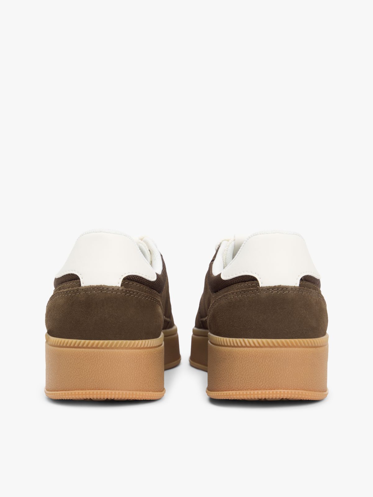 The Greenwich Suede Chunky Trainers — Brown