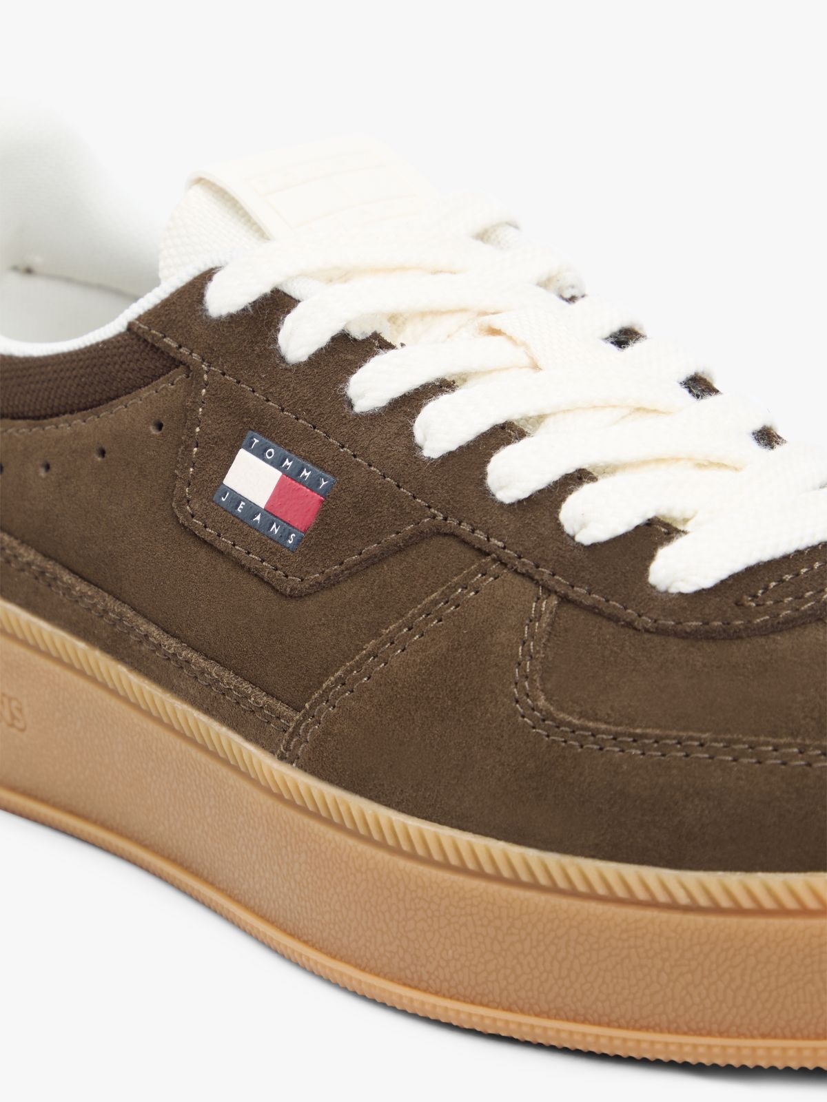 The Greenwich Suede Chunky Trainers — Brown