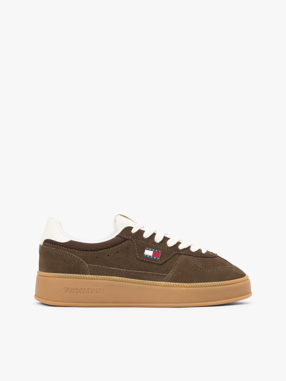 The Greenwich Suede Chunky Trainers — Brown