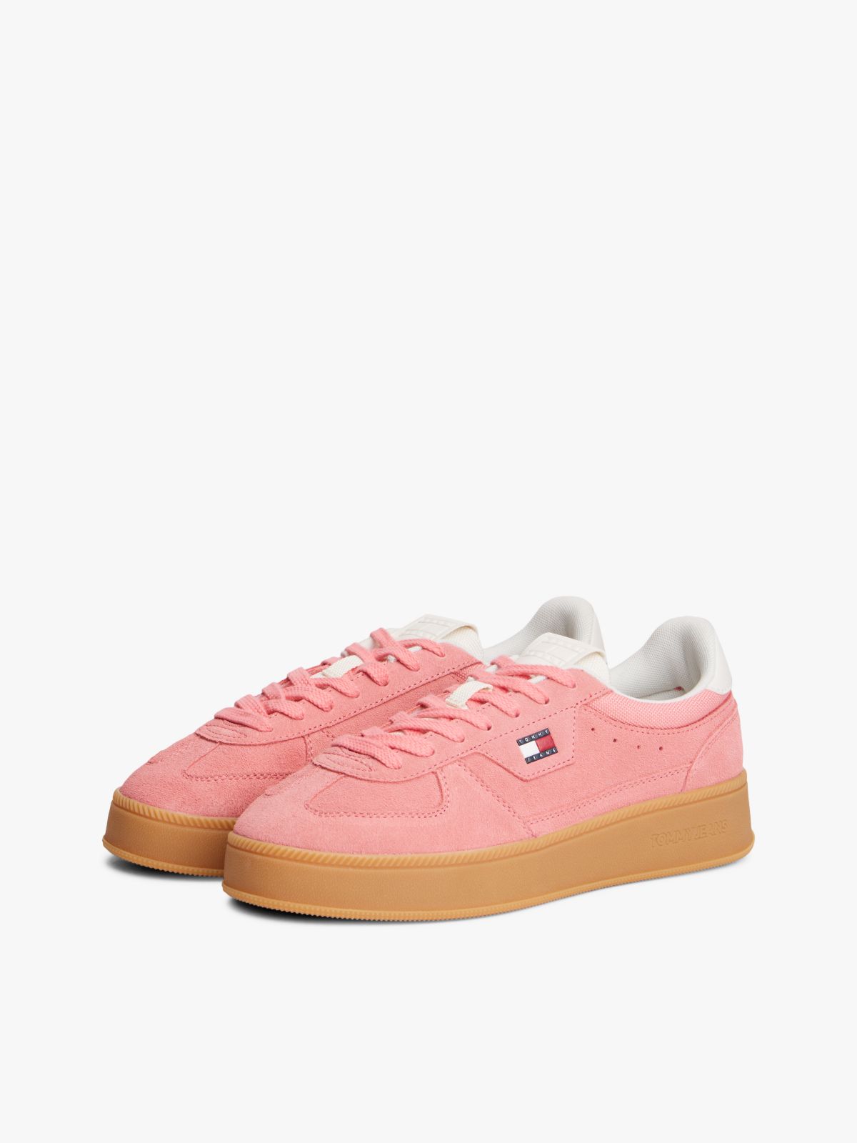 The Greenwich Suede Chunky Trainers — Pink